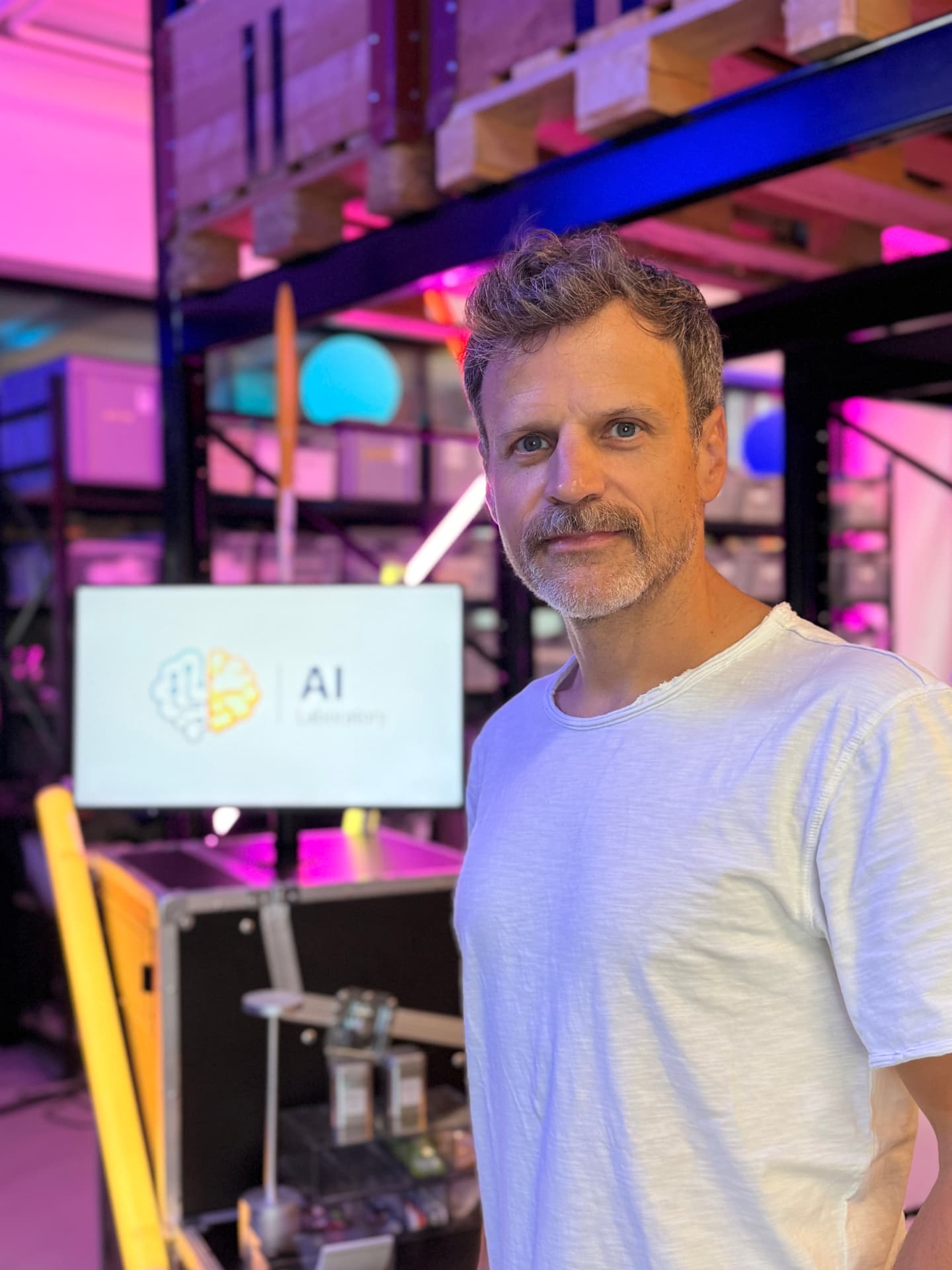 Jonas Zeier, Gründer von andposted, im AI Laboratory